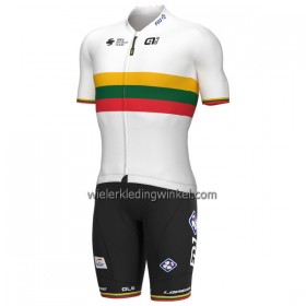 Set Fietsshirt 2022 Groupama FDJ Litouws Kampioenschap
